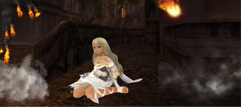 異世界ファンタジー：女性キャラと炎
