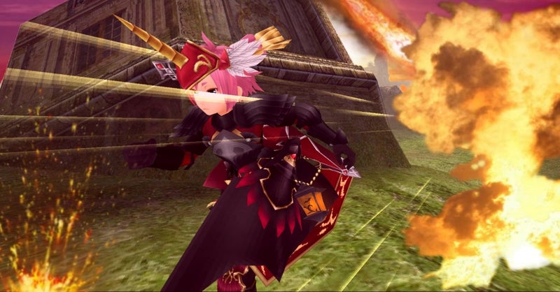 ゲームキャラが爆発する戦闘シーン