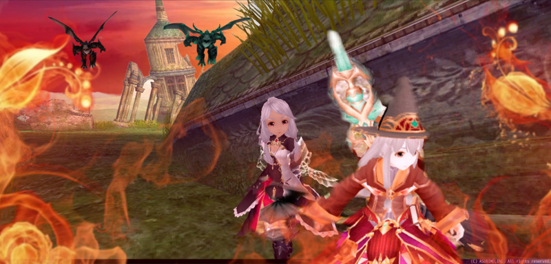 ゲーム「逸遥の徠復」のキャラクターとドラゴン