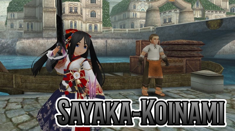 ゲームキャラのサヤカとコイナミ